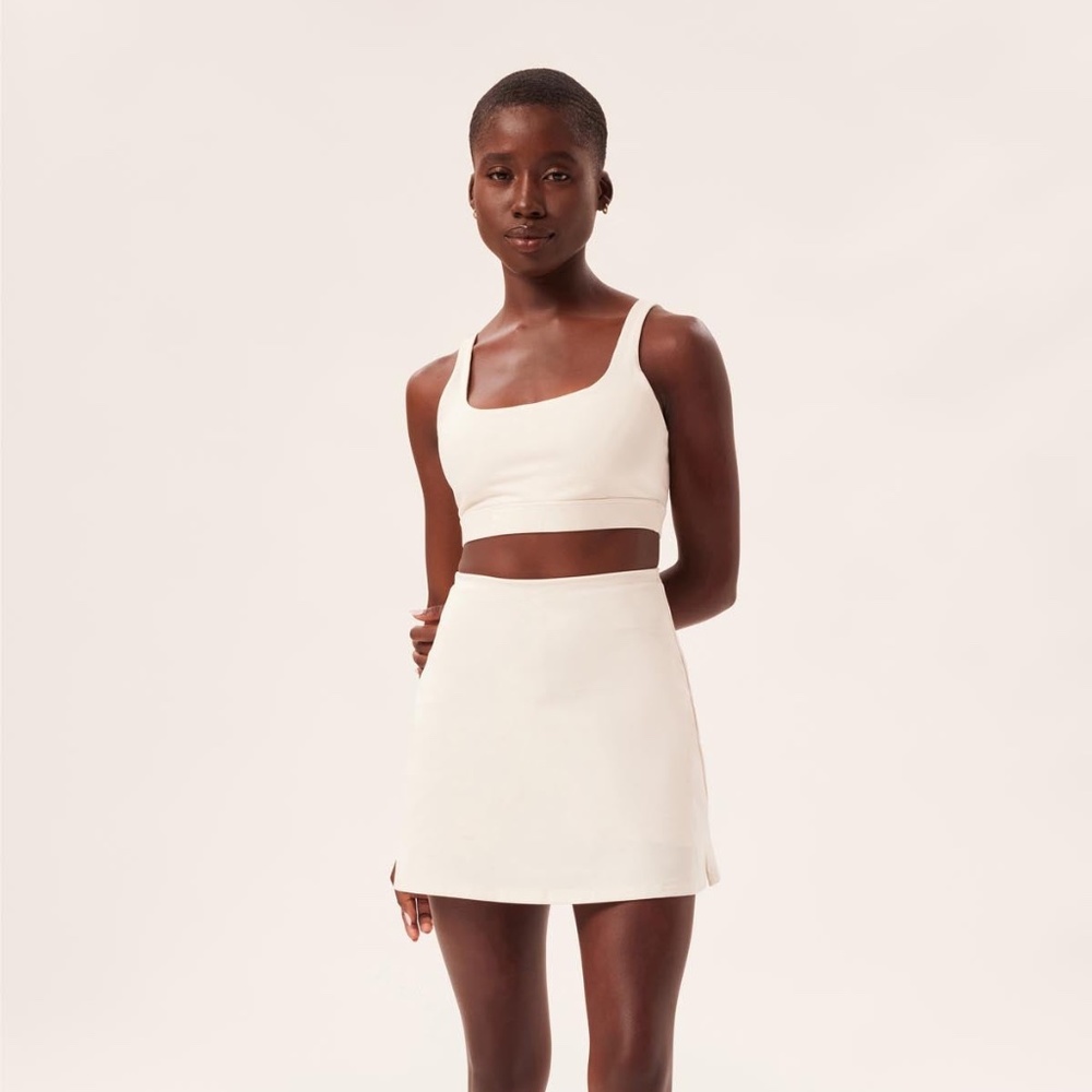Girlfriend Collective Ivory XS Sport Skort